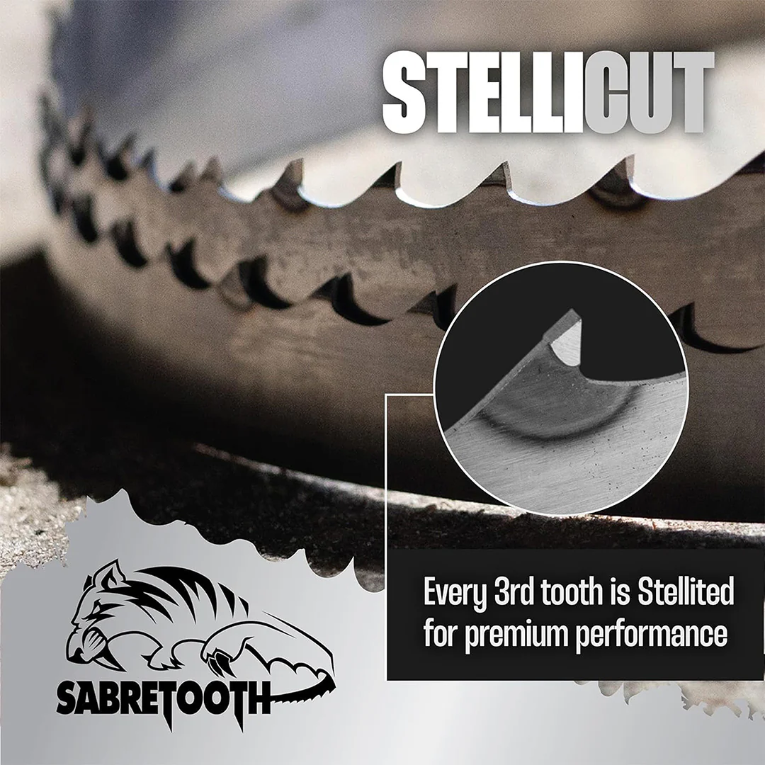 StelliCut 167" Premium Blade (1-1/4 x .043 x 7/8" x 10°) Box of 5 - Image 5